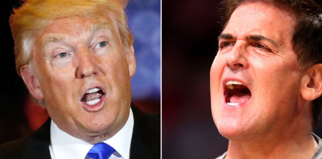 'Weak and pathetic': Trump seethes as Mark Cuban campaigns for Harris