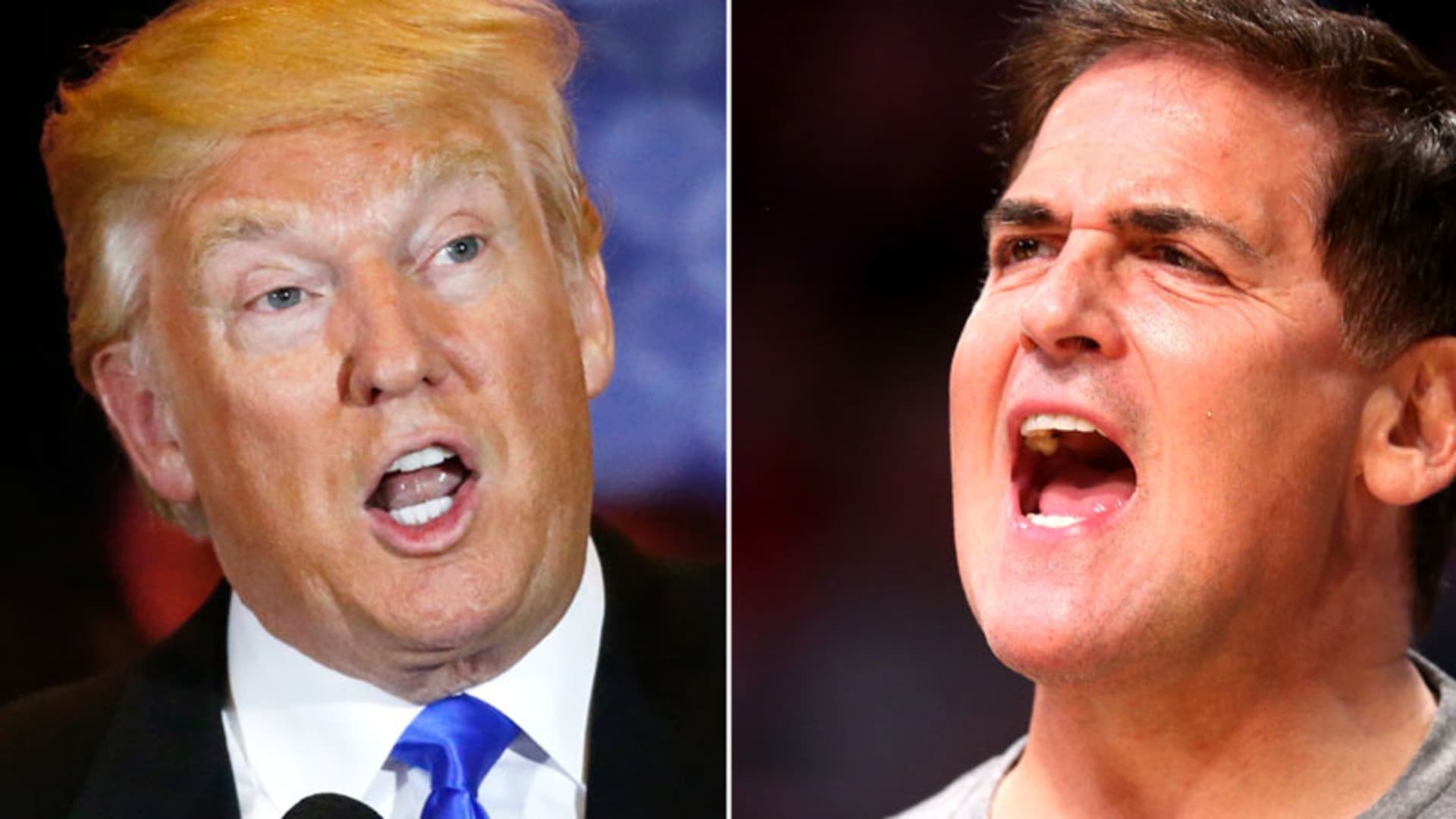 ‘Weak and pathetic’: Trump seethes as Mark Cuban campaigns for Harris