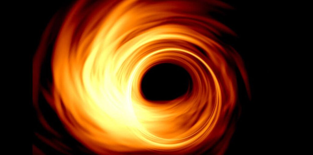 Simulation of a black hole