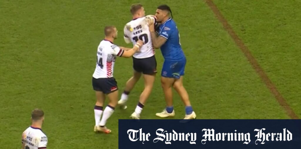 Wild scuffle mars end of England-Samoa Test