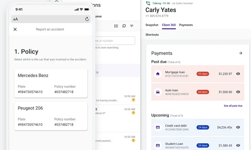 TalkDesk call monitoring dashboard