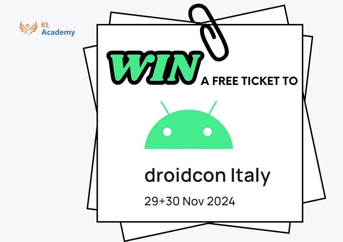 Win a Free Ticket to Droidcon Italy!