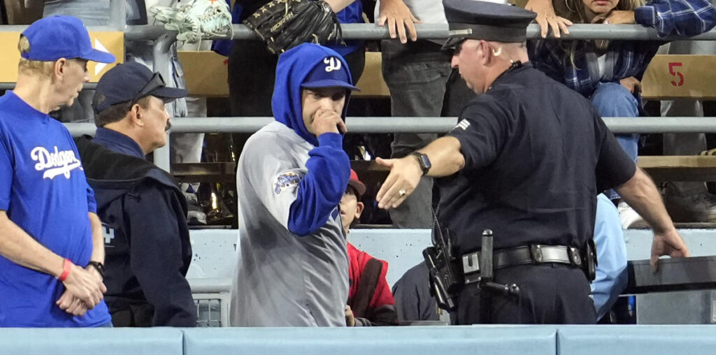 World Series: Fan interference ruling at Dodger Stadium keeps Yankees scoreless on pivotal play