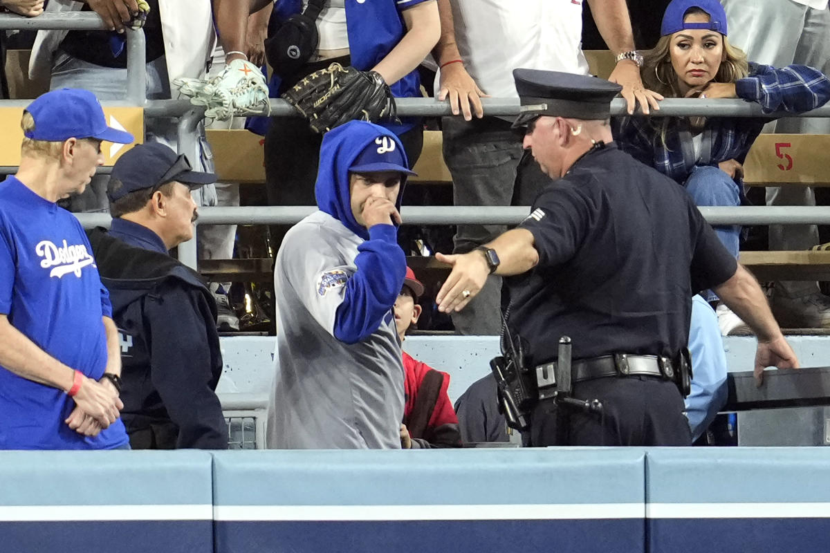 World Series: Fan interference ruling at Dodger Stadium keeps Yankees scoreless on pivotal play