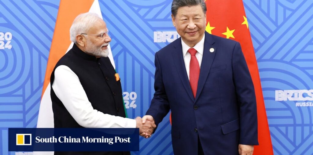 Xi Jinping and Narendra Modi meet, two days after China-India border deal