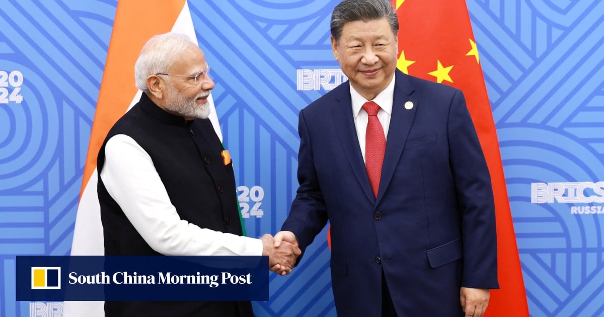 Xi Jinping and Narendra Modi meet, two days after China-India border deal