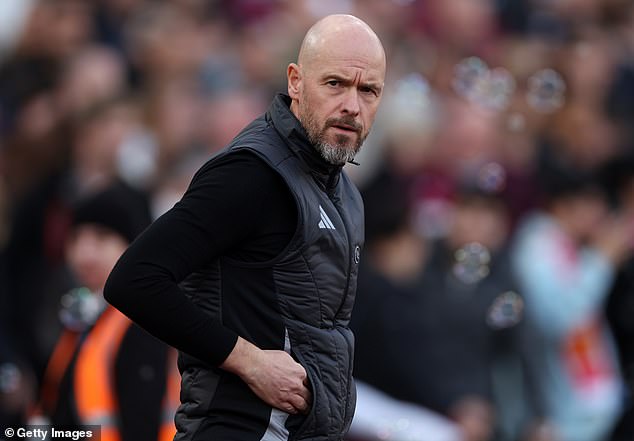 ‘You can’t be 14th in the league after nine games’: Gary Neville pinpoints when he thinks Erik ten Hag will be sacked with pressure becoming ‘unbearable’ after Man United lose again