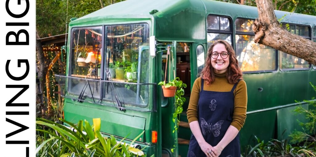 Young Artist Transforms An Old Bus Into A Magical Tiny Home