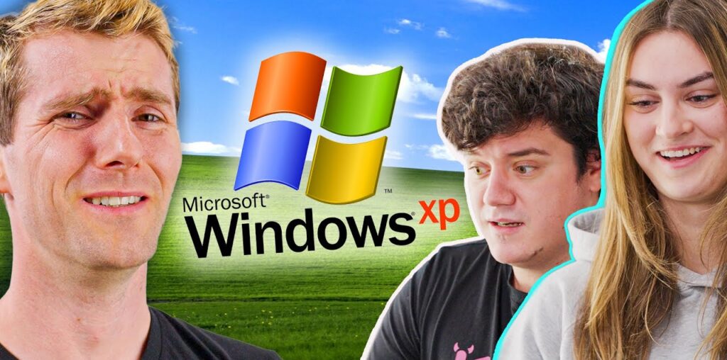 Young People Try Windows XP