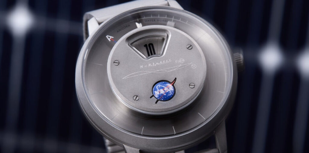 anicorn releases 'europa clipper' steel watch inspired by NASA’s moon mission in jupiter