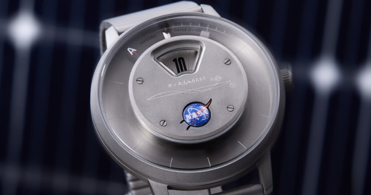 anicorn releases ‘europa clipper’ steel watch inspired by NASA’s moon mission in jupiter