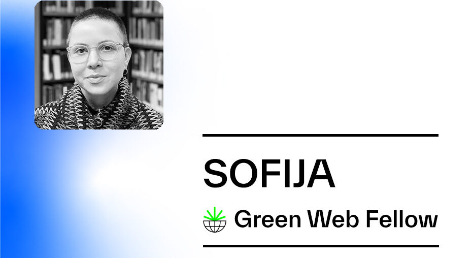 Sofija Stefanović Green Web Fellow 2024