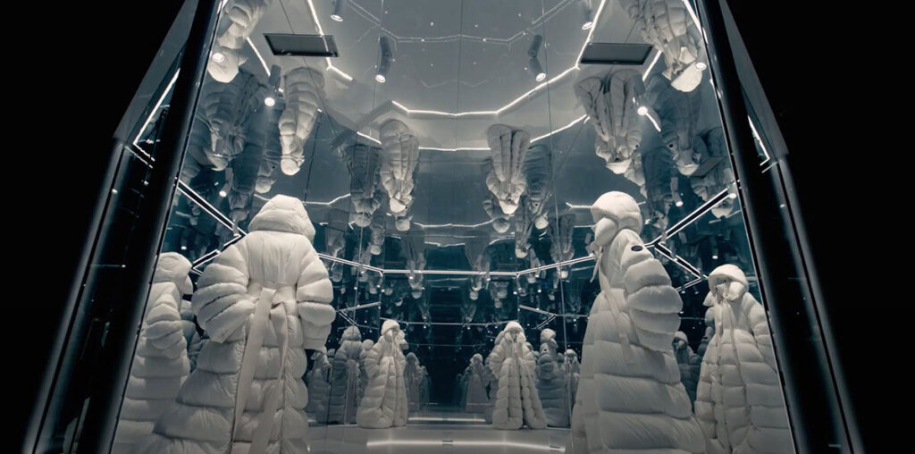 moncler and lulu li transform AI explorations into puffer capsule collection