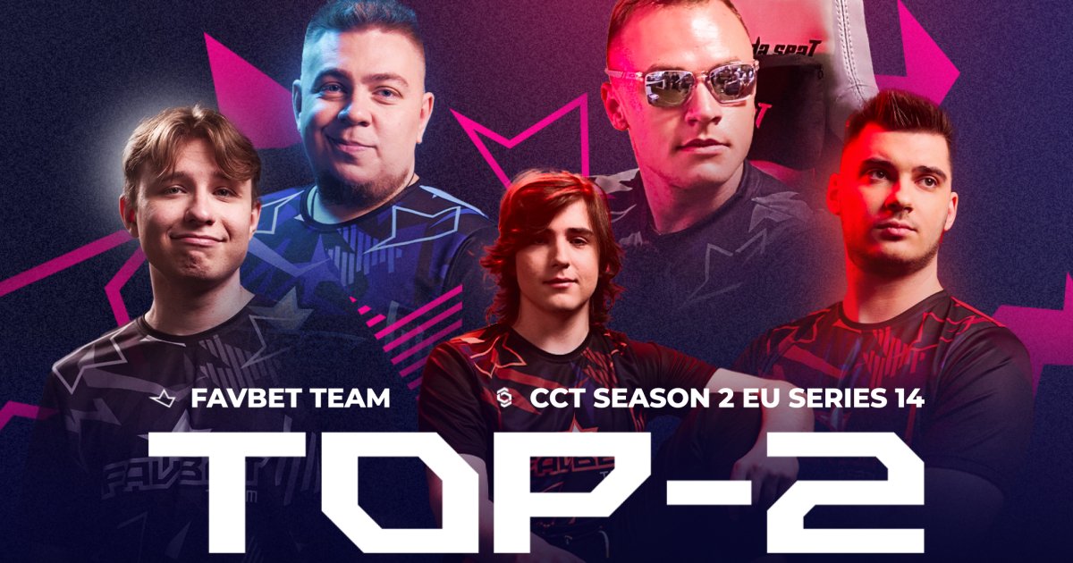 Украинцы FAVBET Team заняли второе место на CCT Season 2 Series 14