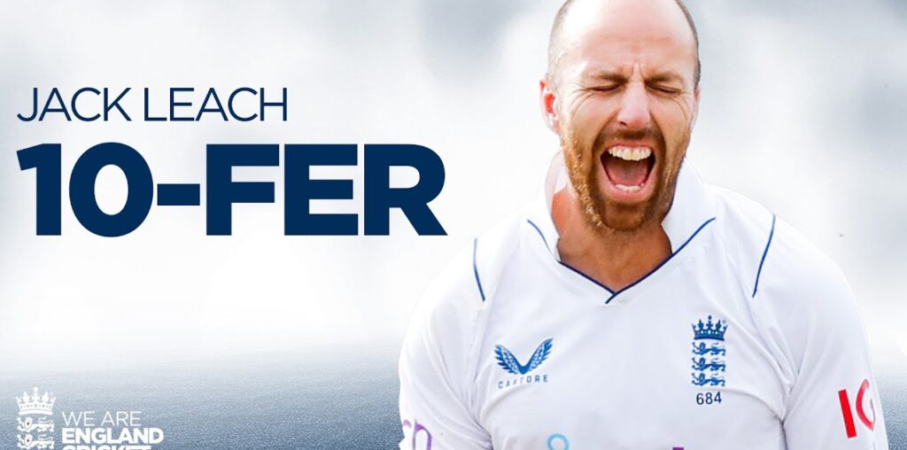 💥 10-Wickets In The Match! | 🦁 Jack Leach Spins Team To Victory  | England v New Zealand