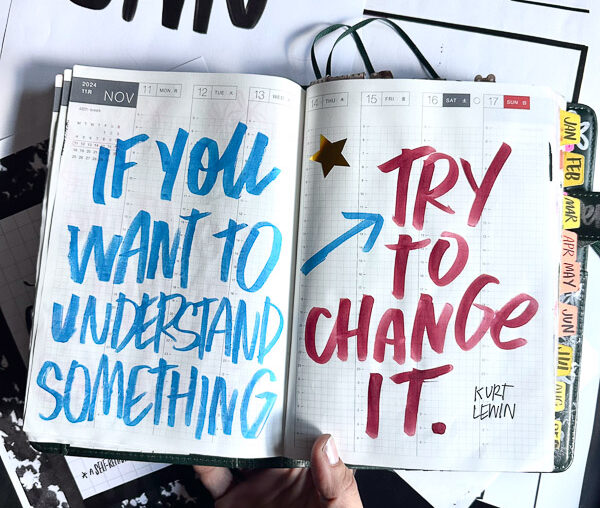 If You Wnat to Understand Something, Try to Change It.- I love lists // Shutterbean