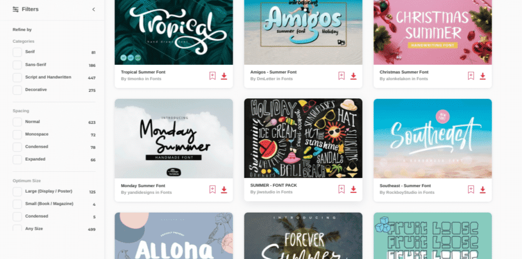 25+ Best Summer Fonts in 2024