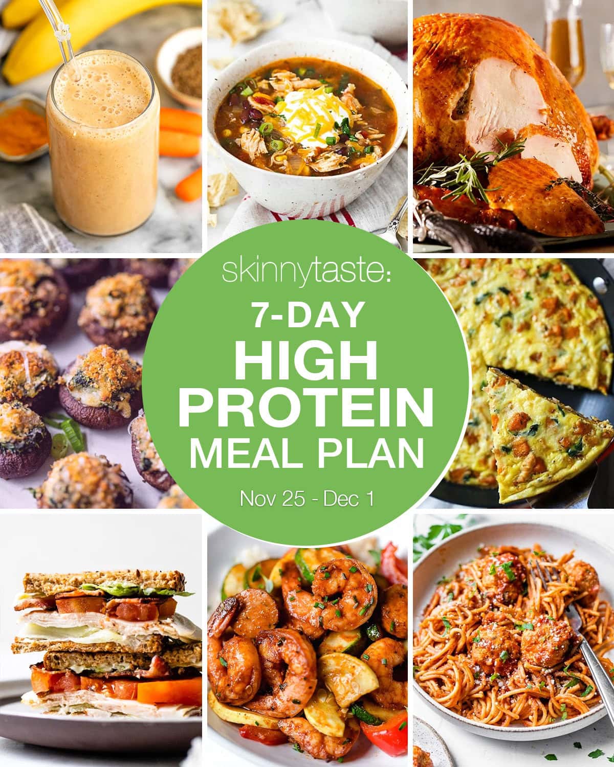 7 Day High Protein Diet Meal Plan