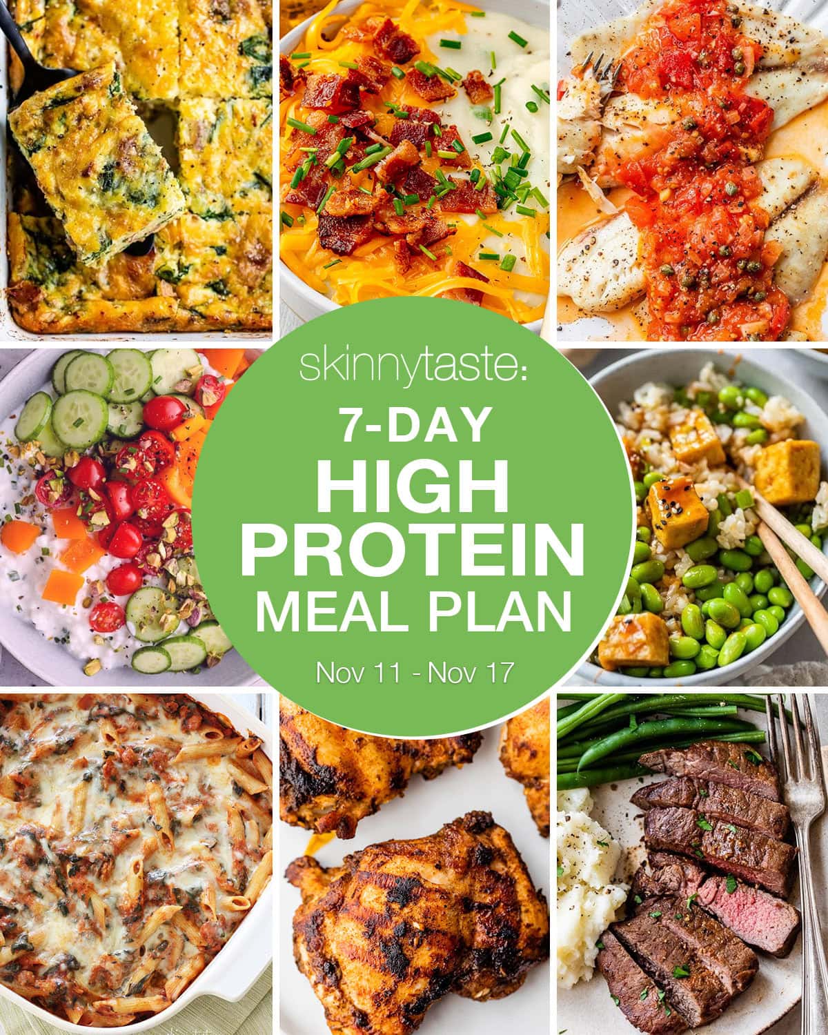 7-Day High Protein Meal Plan