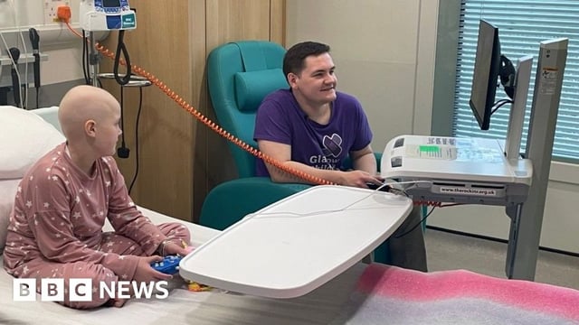 A Scottish children’s hospital has a gamer-in-residence who plays with patients