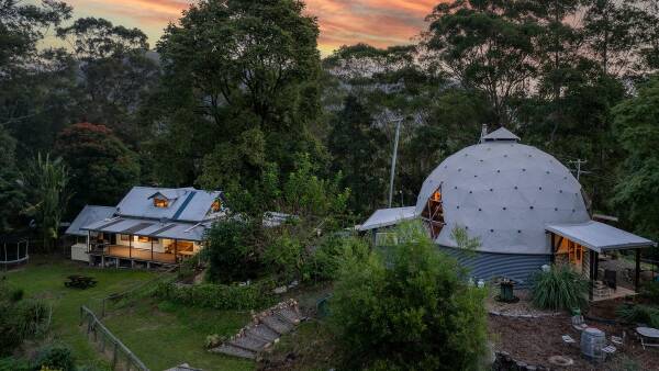 A famous Hippie home with its own geodesic dome is for sale