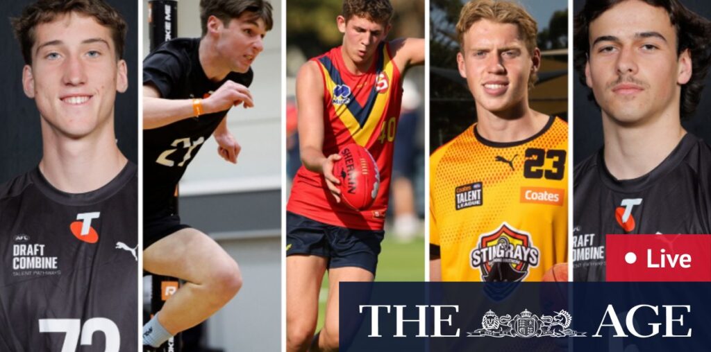 AFL draft LIVE updates: Young guns on edge as draft night two edges closer