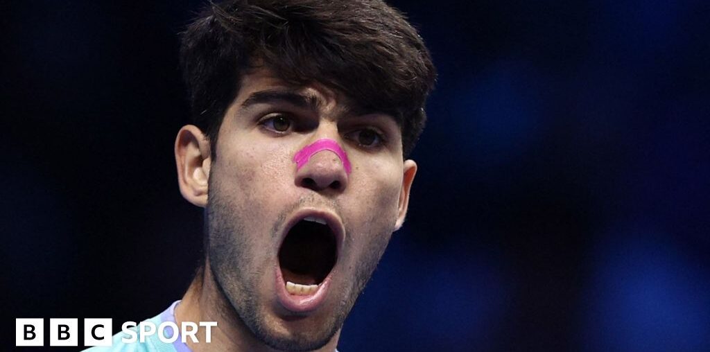 ATP Tour Finals: Carlos Alcaraz beats Andrey Rublev in Turin