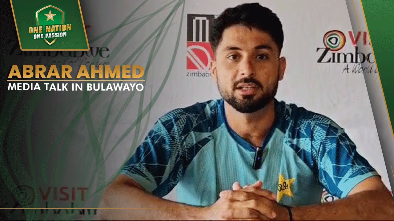 Abrar Ahmed Media Talk in Bulawayo | Pakistan vs Zimbabwe, 2nd ODI | PCB | MA2A