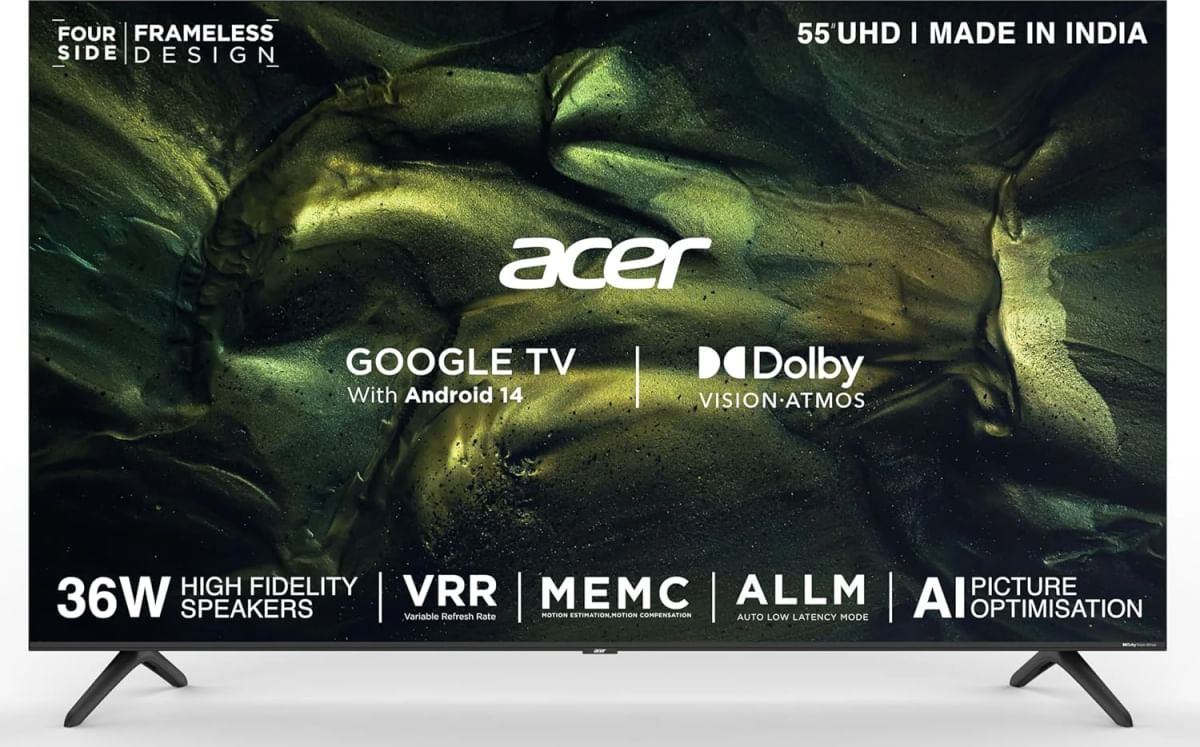 Acer L Series 55 inch Ultra HD 4K Smart LED TV (AR55UDLGU2875AT)