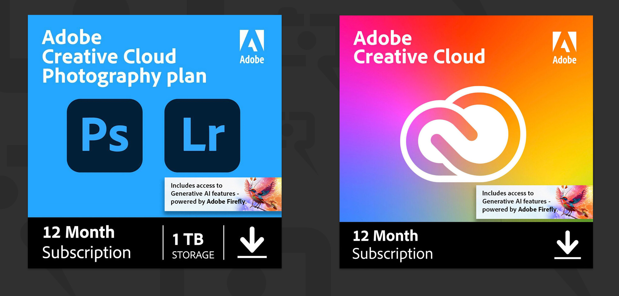 Adobe Creative Cloud Photography Plan and Complete Suite of App Subscriptions 50% off