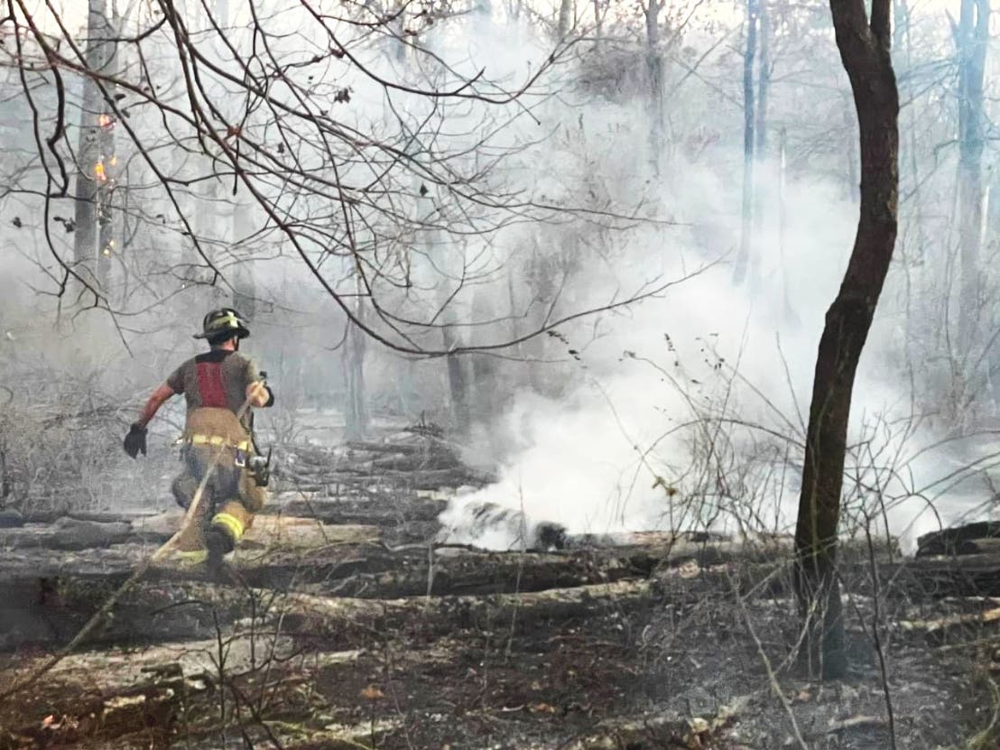 After Battling 24 Hours, Firefighters Extinguish Solebury Brush Fire