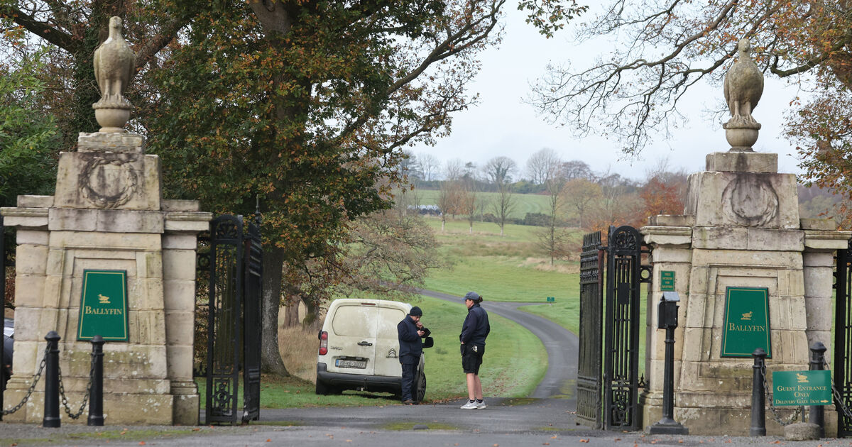 American man arrived at Ballyfin Demesne hotel just hours before death