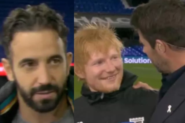 Amorim makes rare Man Utd request as Sheeran apologises for awkward interview