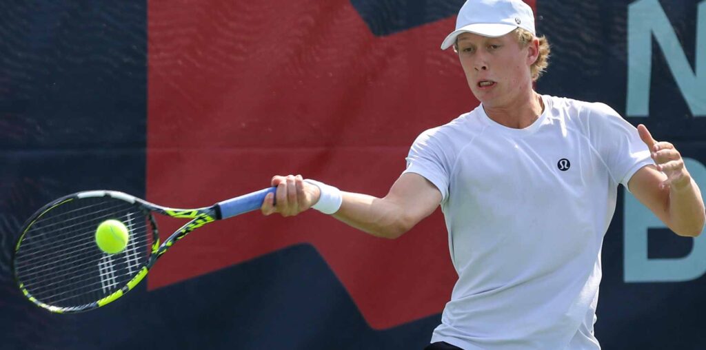 Ethan Quinn is at a career-high No. 204 in the PIF ATP Rankings.