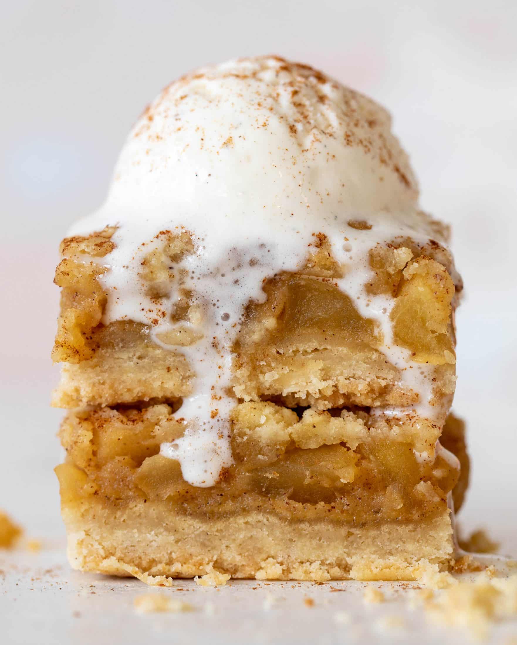 Apple Pie Cobbler Bars.