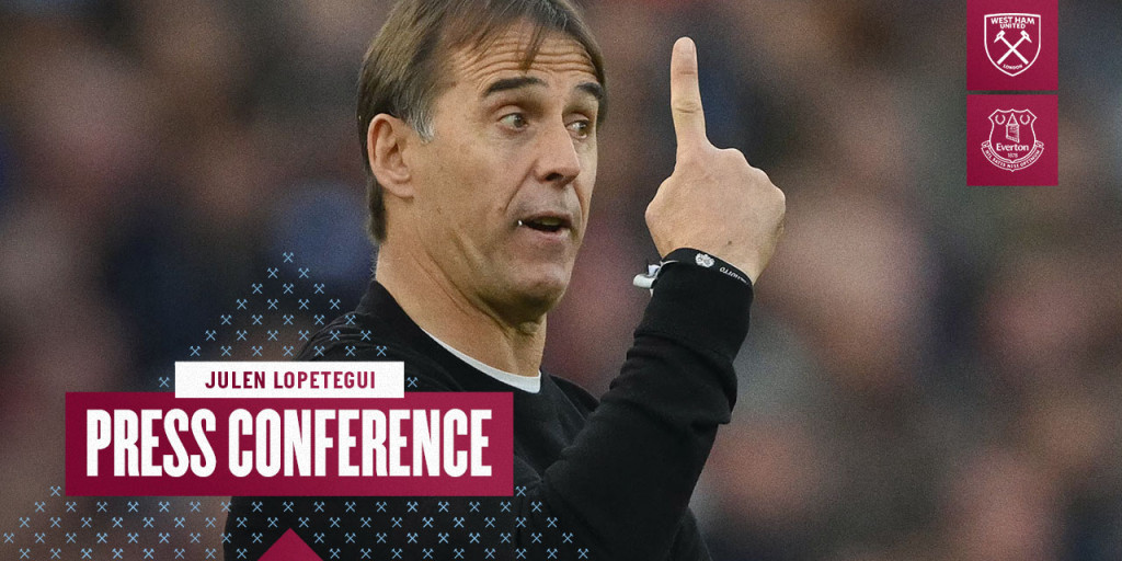 As It Happened | Julen Lopetegui’s pre-Everton Press Conference | West Ham United F.C.