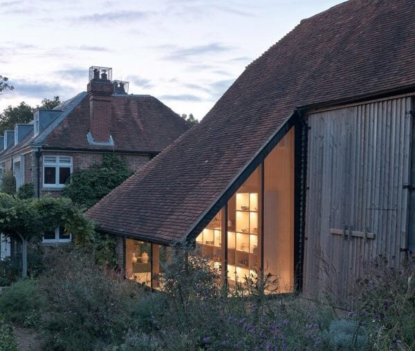 Ashton Porter Architects reworks barn storage into tactile pottery studio