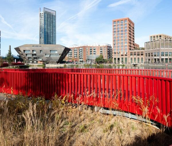 Asif Khan adds sinuous public boardwalk to south London’s Canada Dock