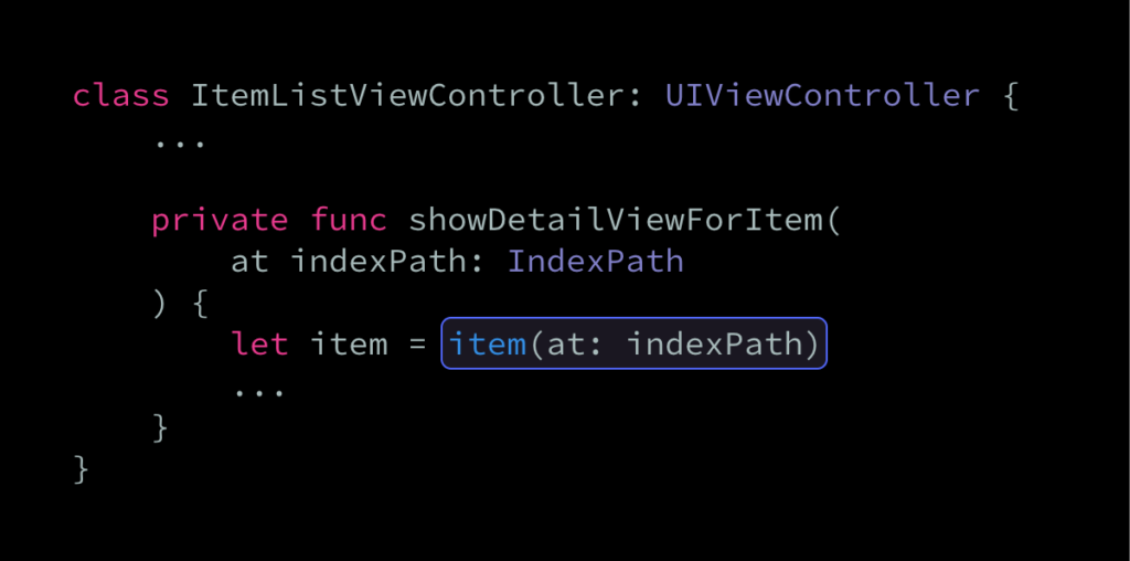 Assigning an expression to a variable with the same name | Swift by Sundell