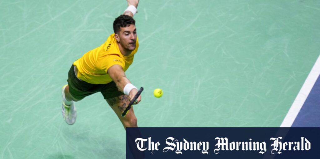 Aussie blow as Kokkinakis loses out in Davis Cup semi-final