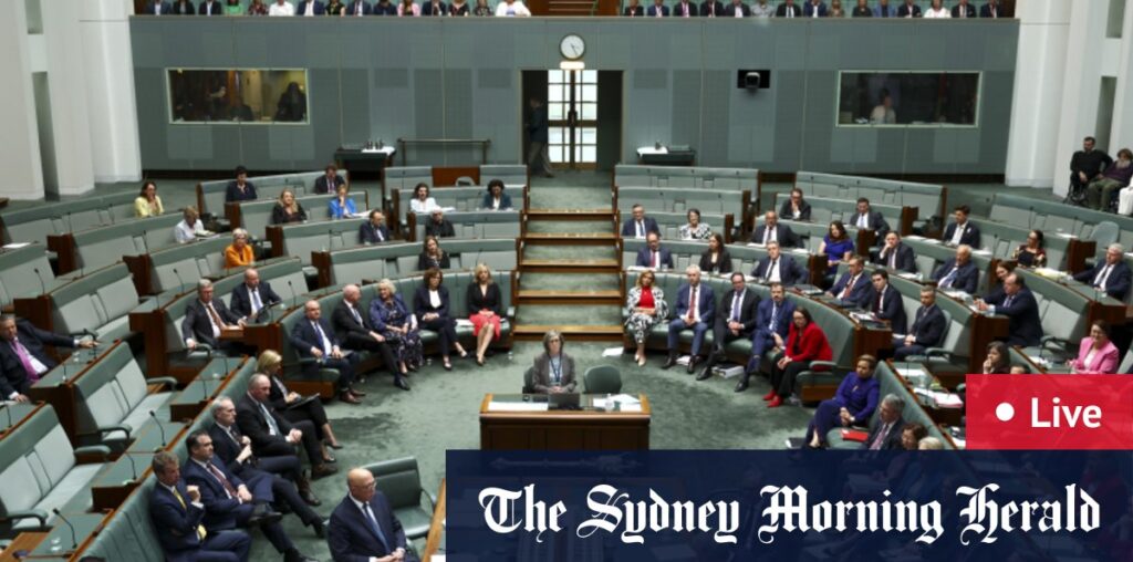 Australia news LIVE: Last-minute legislation on final sitting week agenda; Deputy PM’s chief of staff sues over workplace bullying complaint