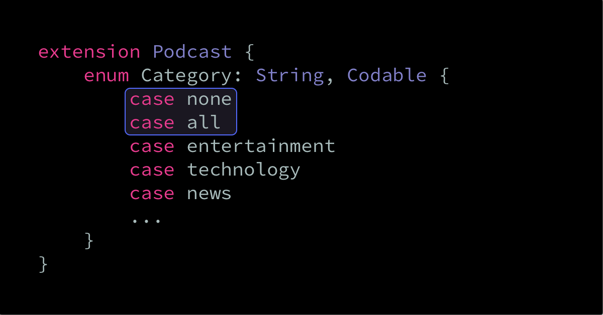 Avoiding problematic cases when using Swift enums | Swift by Sundell