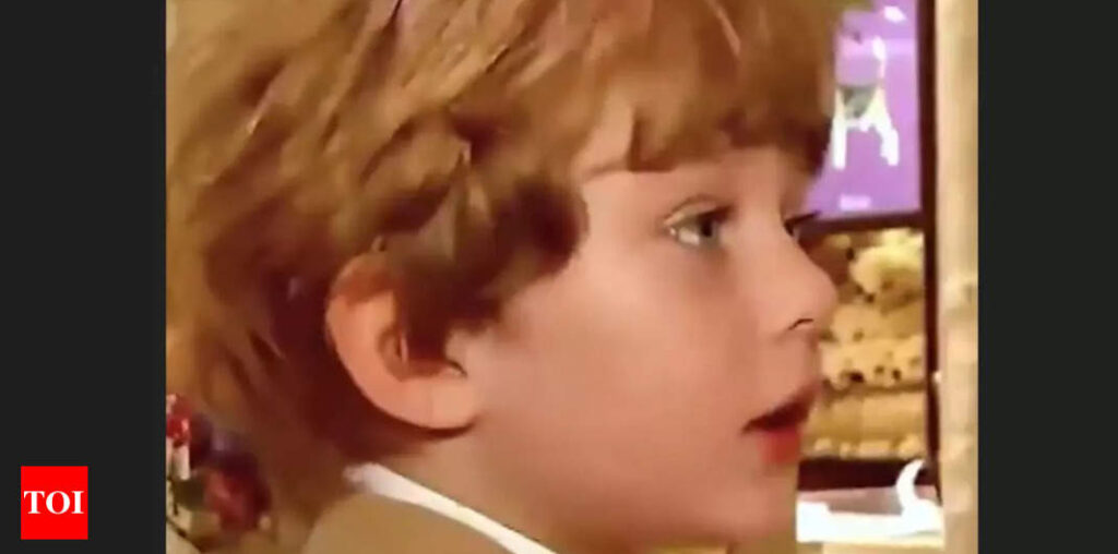 Barron Trump: 3 year old Barron Trump talks about his love for drums to Melania | World News - Times of India