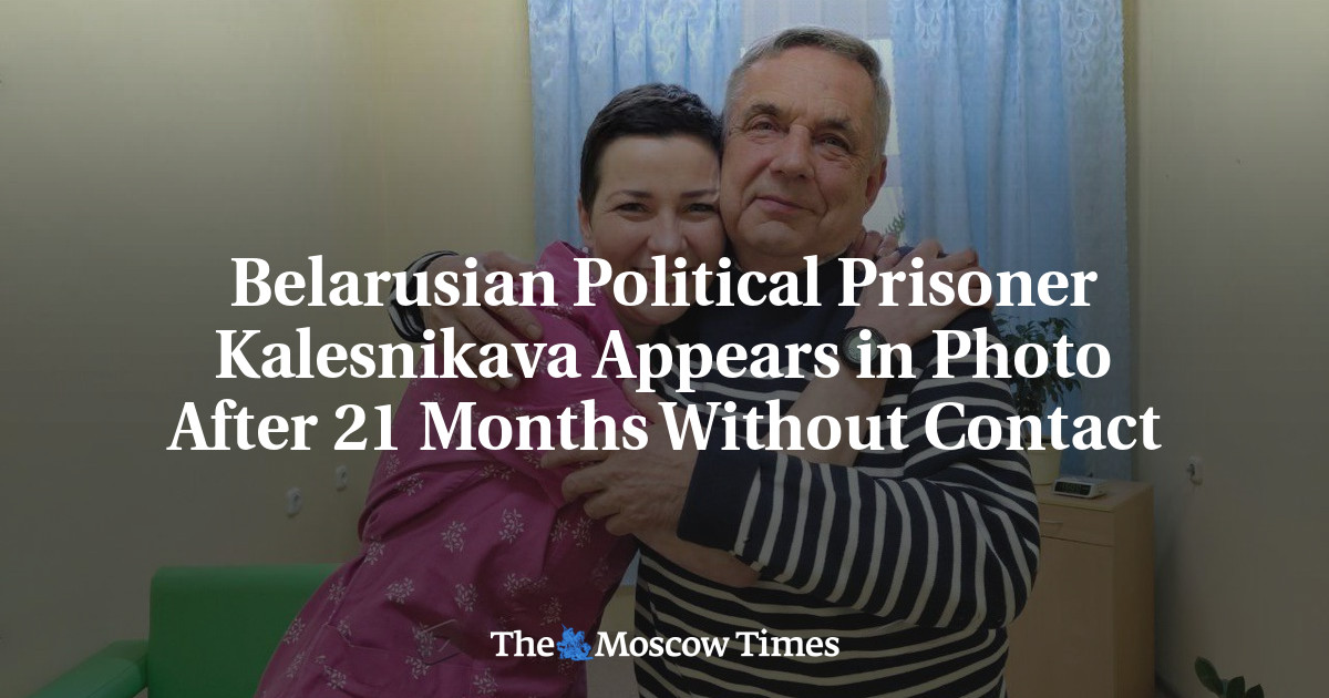 Belarusian Political Prisoner Kalesnikava Appears in Photo After 21 Months Without Contact – The Moscow Times