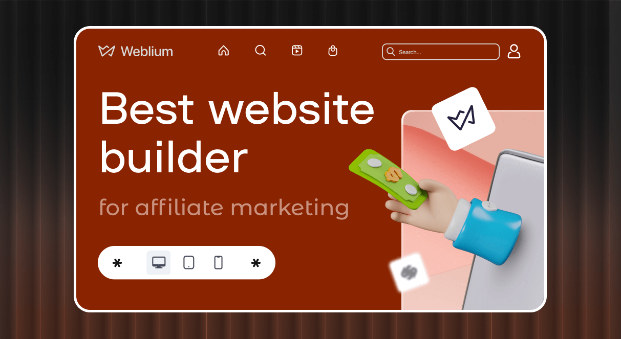 Best Website Builder For Affiliate Marketing | Weblium