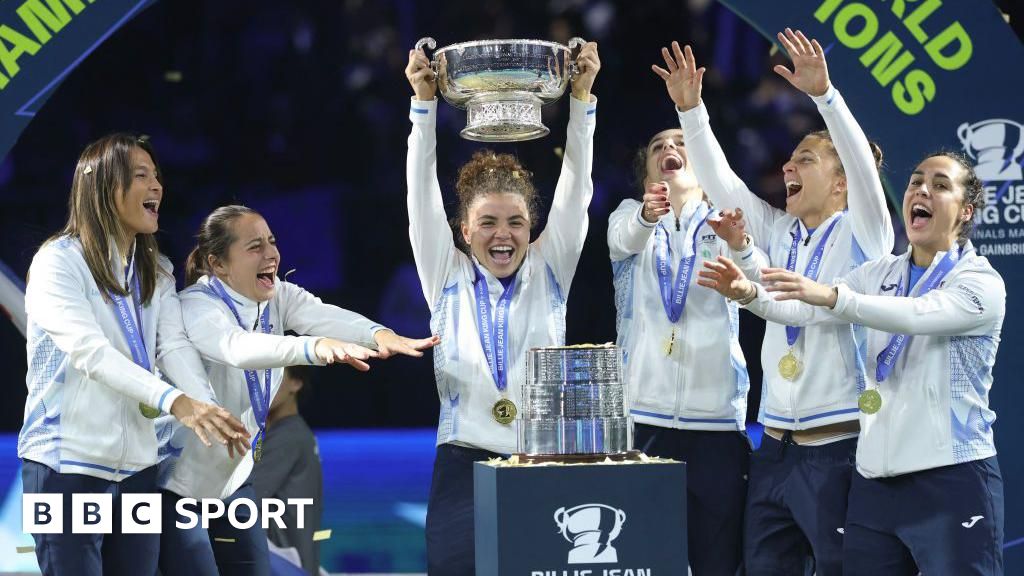 Billie Jean King Cup 2024: Italy win first title since 2013 with 2-0 victory over Slovakia