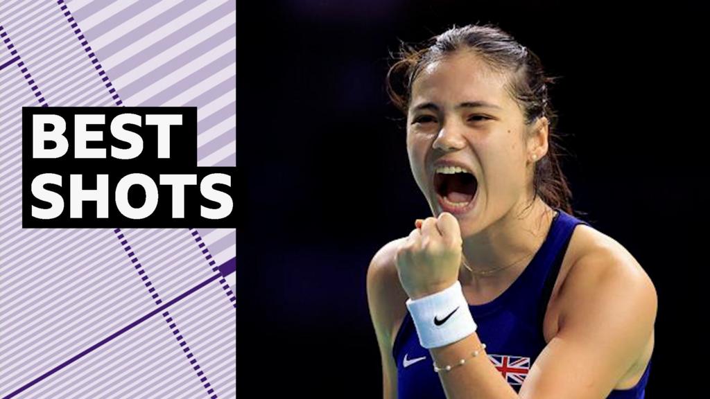 Billie Jean King Cup highlights: Great Britain’s Emma Raducanu beats Viktoria Hruncakova