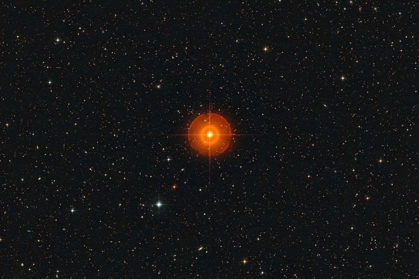 Bubbles of gas 75 times larger than our sun spotted on another star