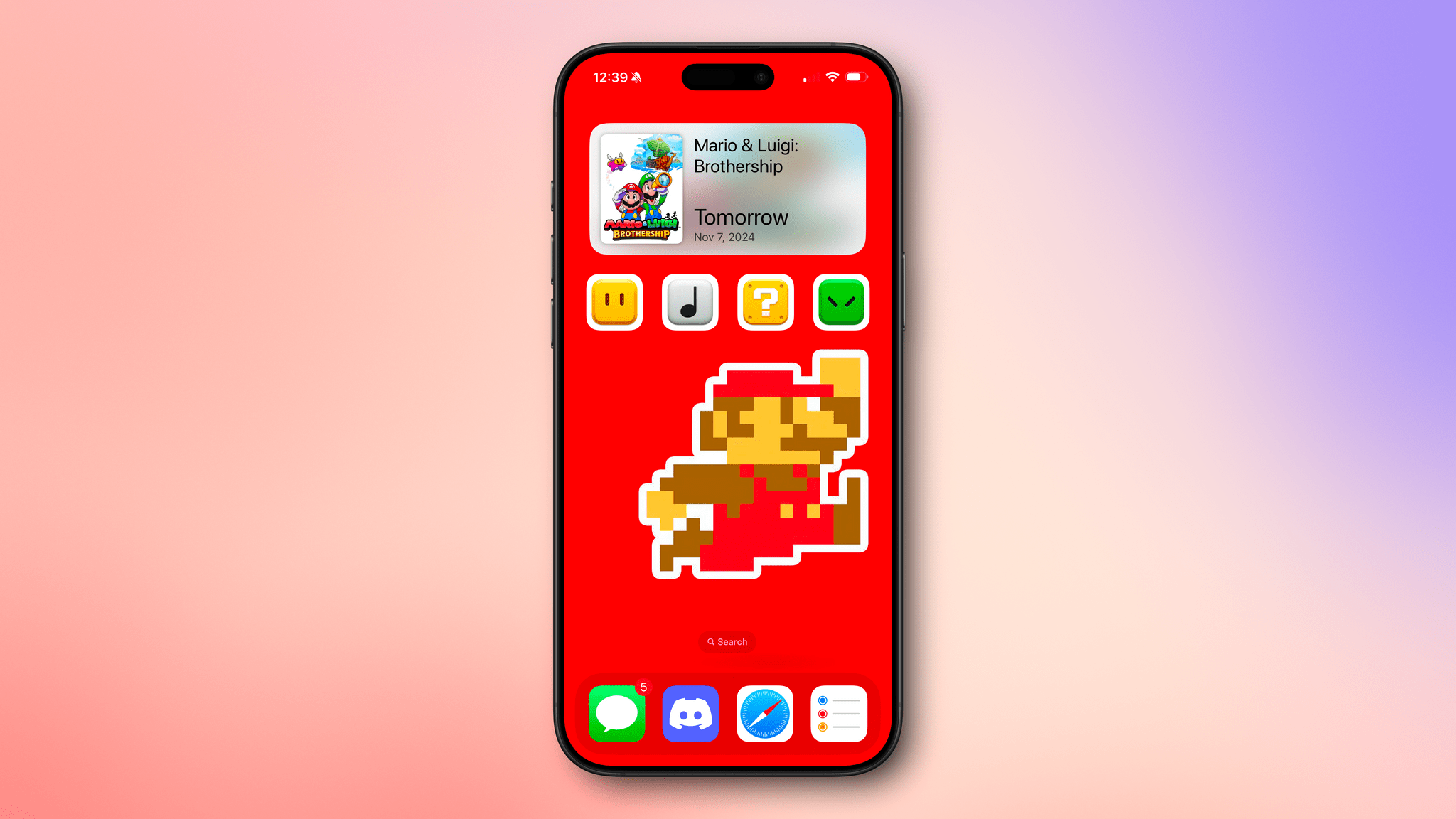 Building a Downtime Home Screen Featuring Louie Mantia’s Retro Gaming Icons