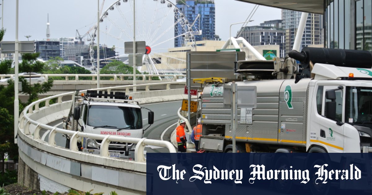 Busy CBD off-ramp closes again due to runoff from Queen’s Wharf